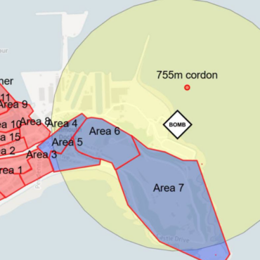 Evacuation under way after unexploded WW2 bomb found in Cornwall