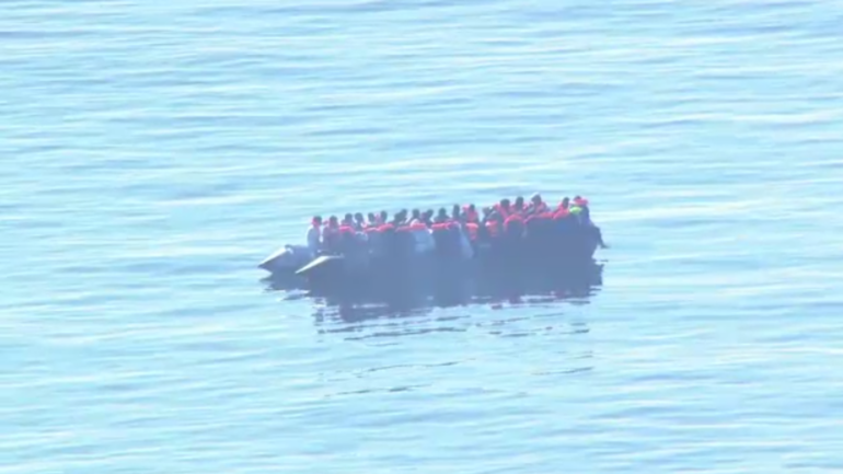 Migrant dinghy heading towards UK was at sea more than 33 hours, French officials say