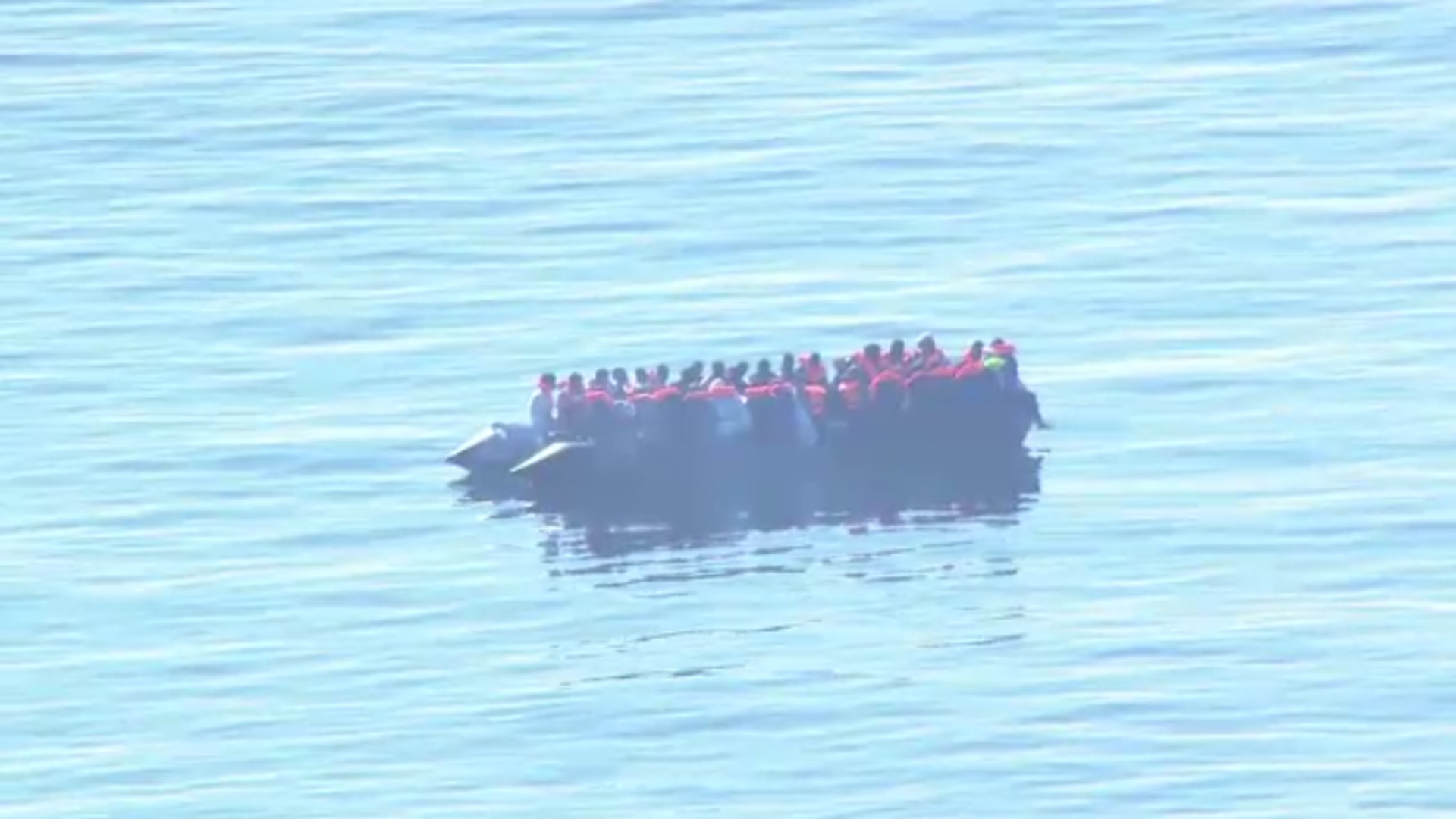 Migrant dinghy heading towards UK was at sea more than 33 hours, French officials say