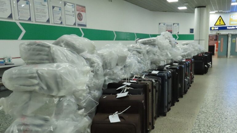 Gang smuggled £13.8m of cannabis into UK hidden in 22 suitcases