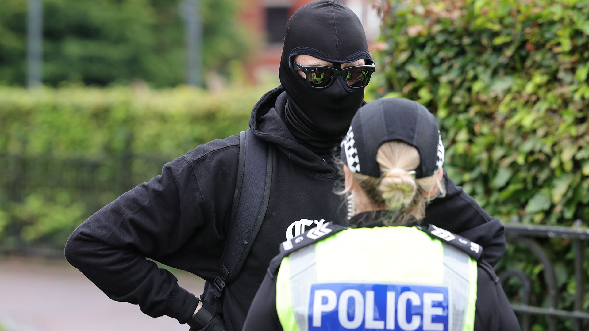 Face mask ban comes into force in UK city