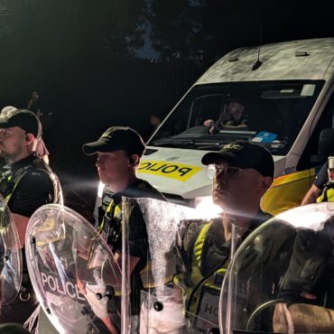 First arrest over anti-migrant protests in Portsmouth