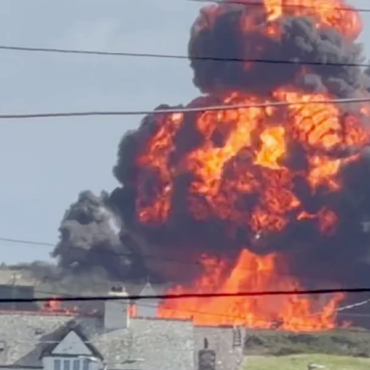 RAF aircraft crashes in Wales