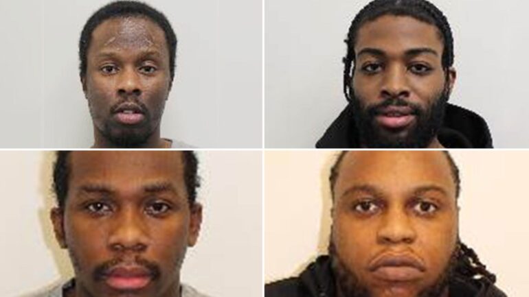 Four jailed after tear gas sprayed into an airport lift – causing some to vomit blood