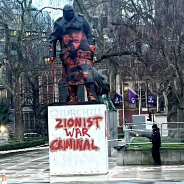 Man who vandalised Churchill statue not guilty of criminal damage