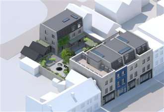 Historic high street land with permission for flats on market for £550k