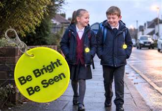 Staying safe: Free reflective keyrings for thousands of children right across the county