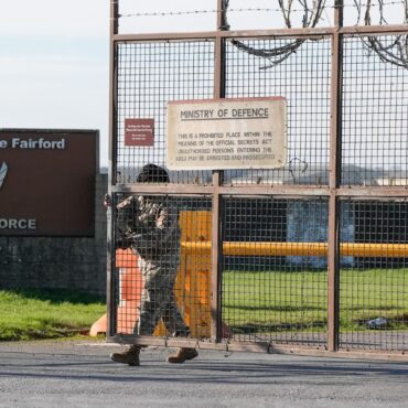 Dual UK-Iranian national arrested over RAF Fairford incident, counter terror police say