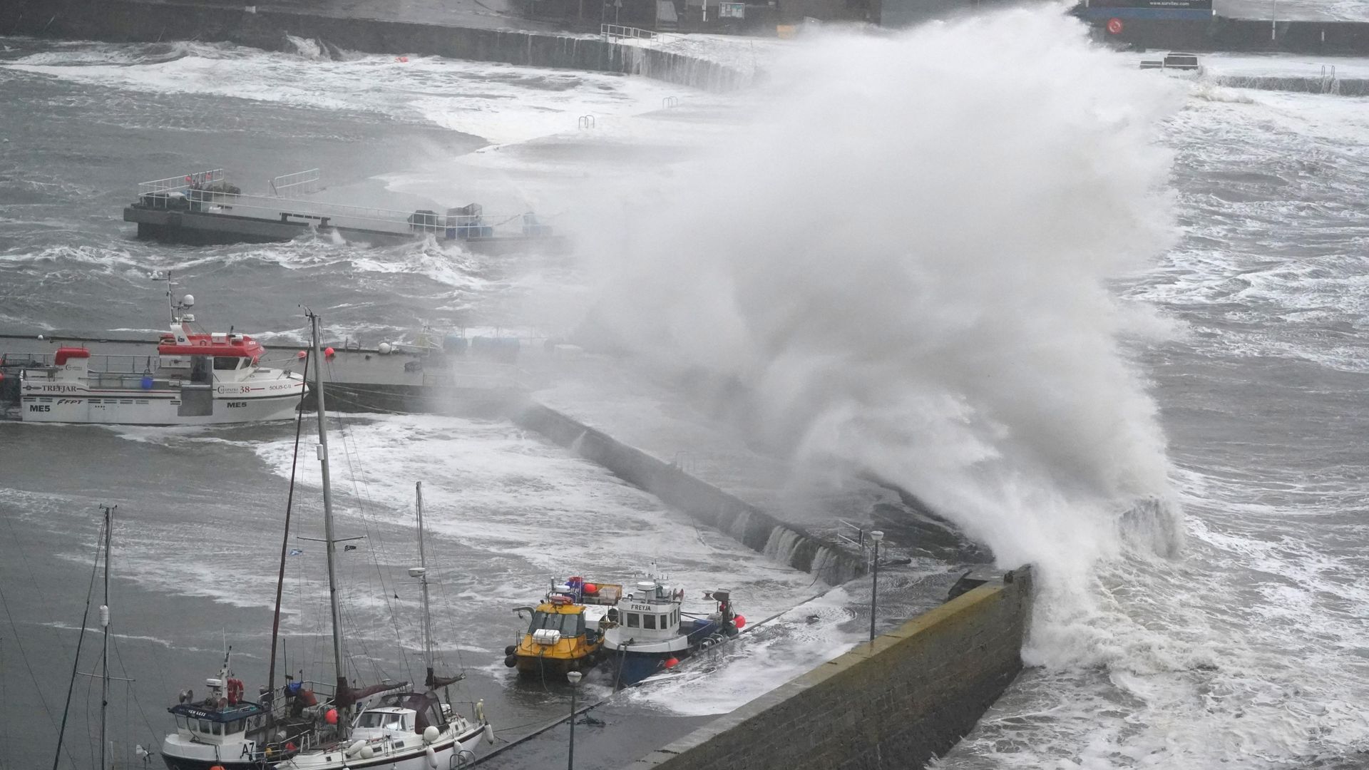Winds up to 70mph predicted as weather warning comes into force